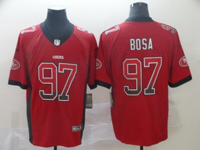 men 2026 San Francisco 49ers #97 Bosa Red Nike Limited NFL Jersey 001